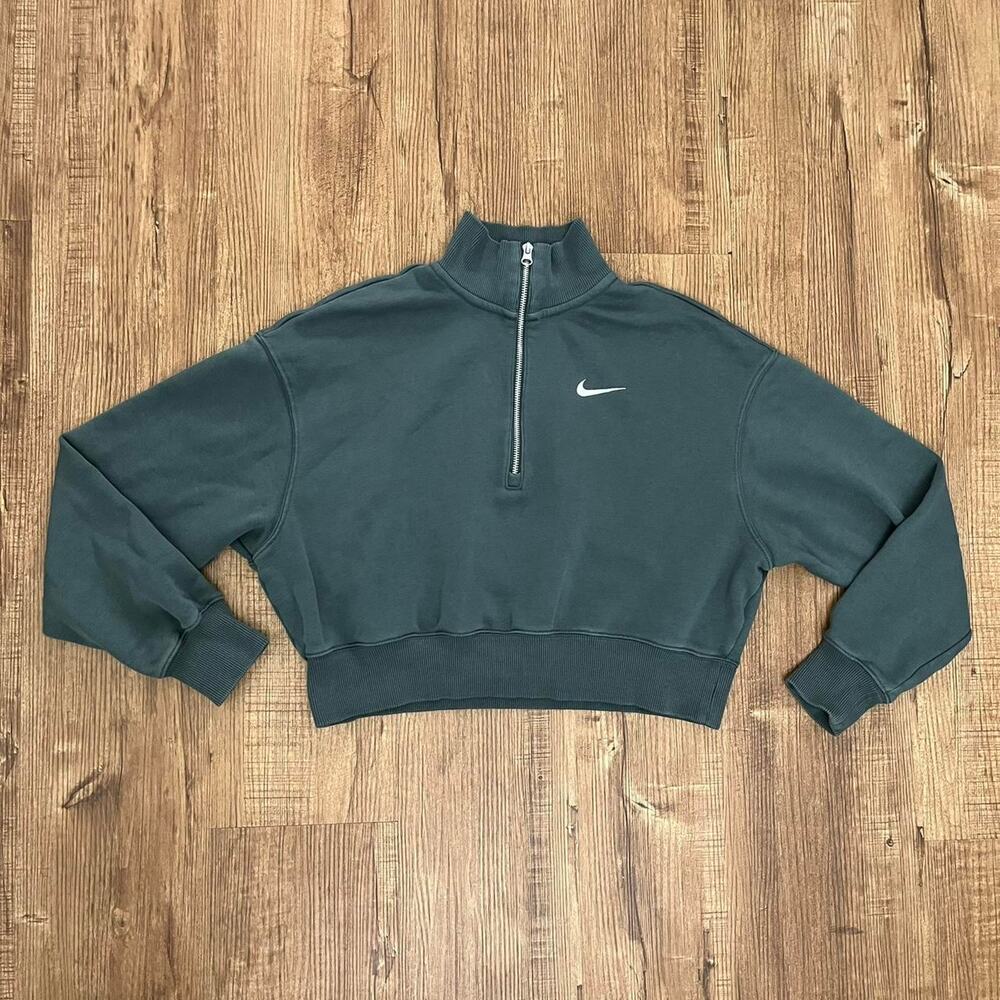 Nike small quarter zip cropped sweatshirt - Picture 2 of 4